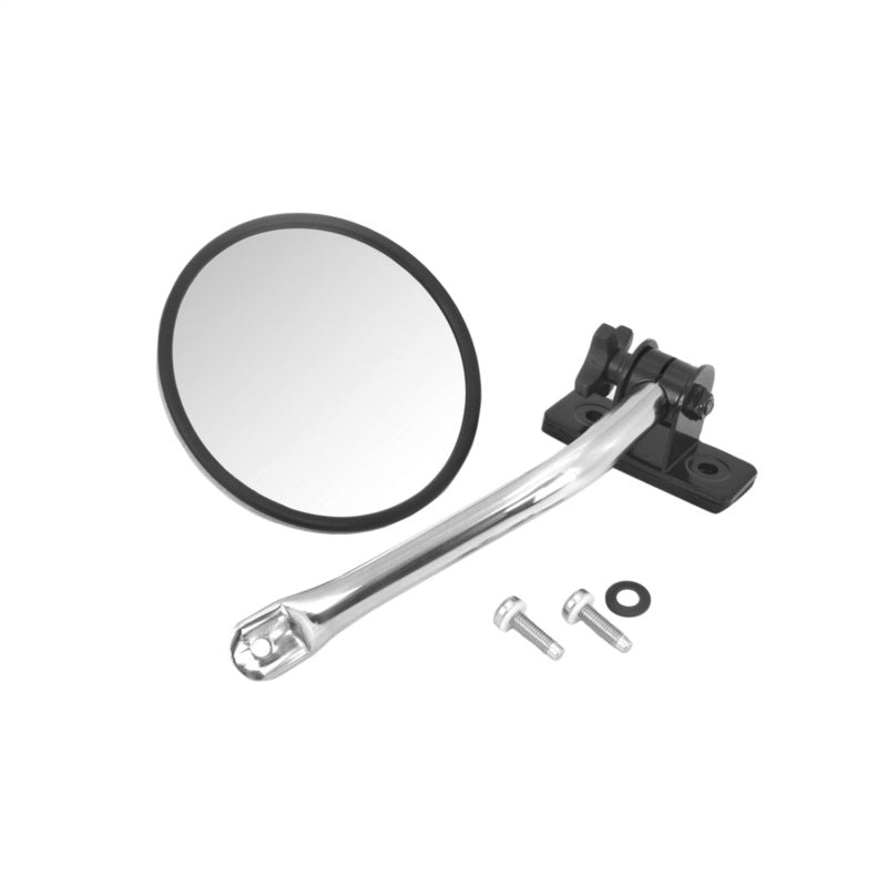 Rugged Ridge 97-18 Jeep Wrangler Stainless Steel Round Quick Release Mirror Relocation Kit