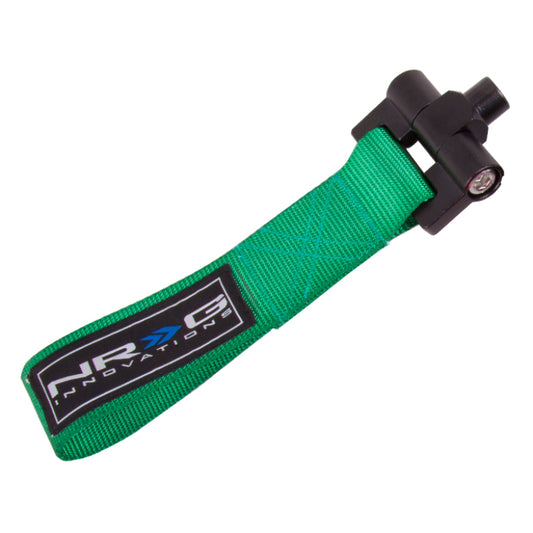 NRG Bolt-In Tow Strap Green - Scion Fr-S 2012+ / Subaru BRZ 2012+ (5000lb. Limit)