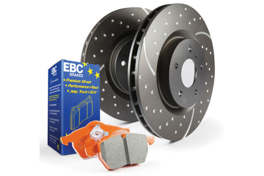 EBC S8 Brake Pad and Rotor Kit