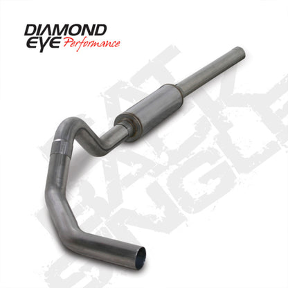 Diamond Eye KIT 4in Catback Single SS: 2004.5-2007.5 DODGE CUMMINS 600