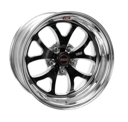 Weld S76 17x10 / 5x4.75 BP / 7.3in. BS Black Wheel (Medium Pad) - Non-Beadlock