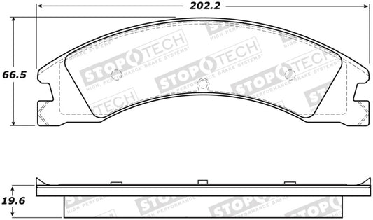 StopTech Street Brake Pads - Front/Rear