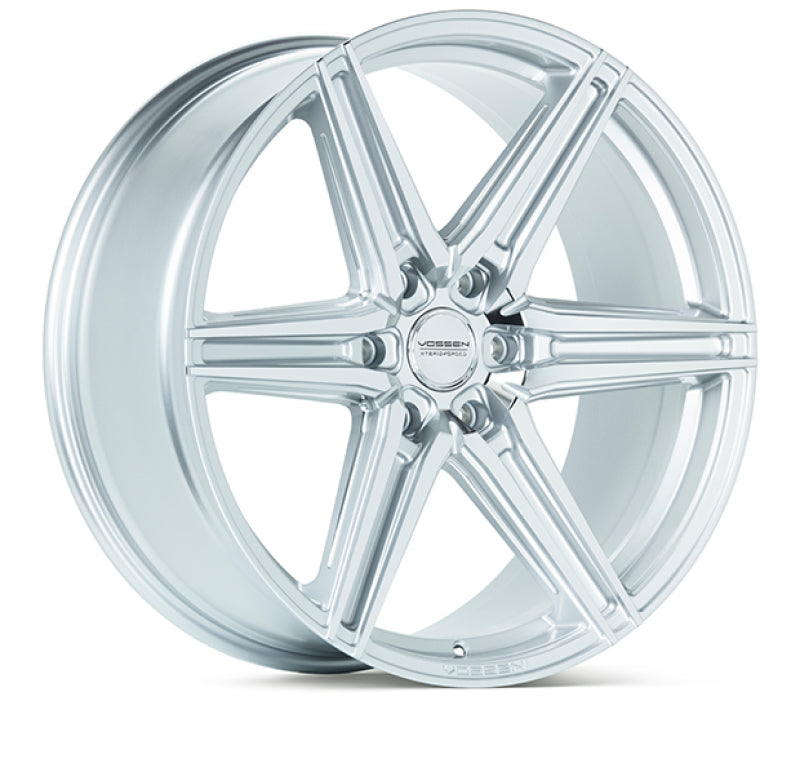 Vossen HF6-2 22x9.5 / 6x139.7 / ET20 / Deep Face / 106.1 - Silver Polished Wheel