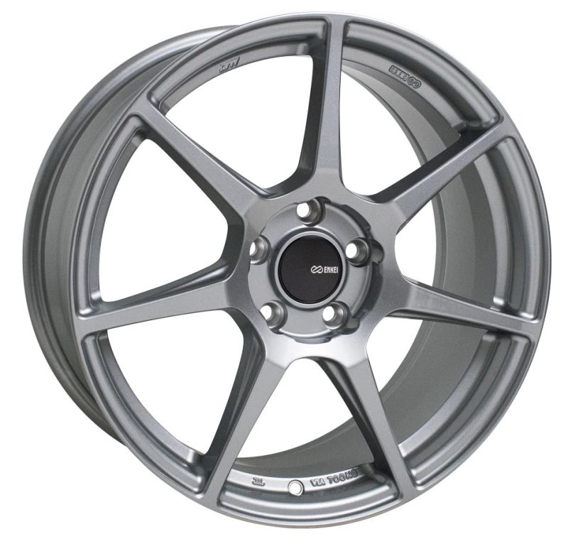 Enkei TFR 17x8 5x112 45mm Offset 72.6 Bore Diameter Storm Gray Wheel