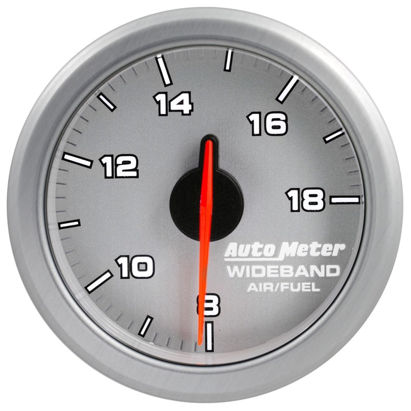 Autometer Airdrive 2-1/6in Wideband Air / Fuel Gauge 10:1-17:1 ARF Range - Silver