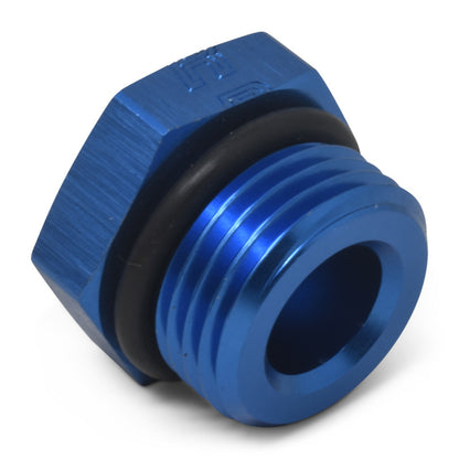 Russell Performance -3 AN Straight Thread Plug (Blue) (Blue)