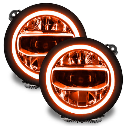 Oracle Jeep Wrangler JL/Gladiator JT RGB+W Headlight DRL Upgrade Kit - ColorSHIFT SEE WARRANTY