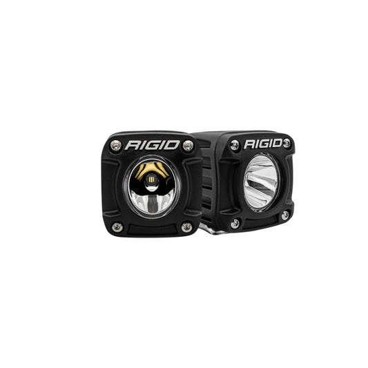 Rigid Industries Revolve Pod w/White Trim Ring - Pair