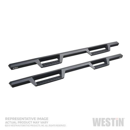 Westin 19-20 Chevrolet Silverado / GMC Sierra 1500 Double Cab HDX Drop Nerf Step Bars - Textured Blk