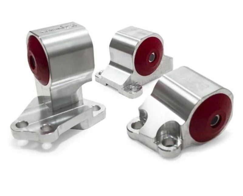 Innovative 92-95 Civic B/D Series Silver Aluminum Mounts 60A Bushings (Auto to Manual Hydro 2 Bolt)