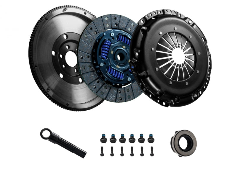 DKM Clutch VW Beetle/Corrado/Golf/GTI (1.8T) Organic MB Clutch Kit w/Flywheel (325 ft/lbs Torque)