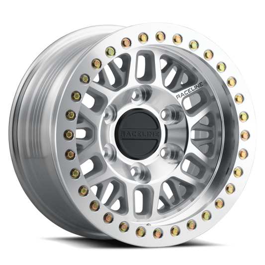 Raceline RT951M Ryno 17x9in / 6x139.7 BP / -12mm Offset / 106.1mm Bore - Machined Beadlock Wheel