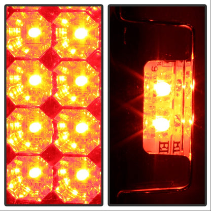 Spyder Ford F150 side 97-03/F250/350 Duty 99-07 LED Tail Lights Red Clear ALT-YD-FF15097-LED-RC