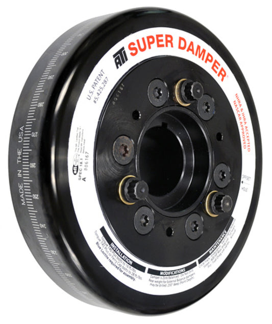 ATI Damper - 5.67in - Alum - 6/4 Grv - 25 Per UD - LS1/2/3/6 - 97-13 Y Body - 10 Per UD A/C - 3 Ring