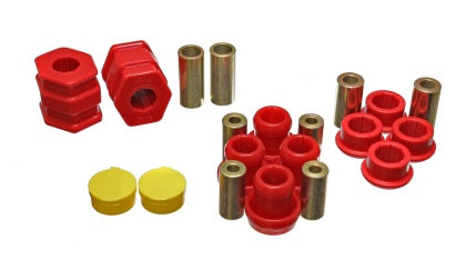 Energy Suspension - 99-00 Honda Civic Si Red Front Control Arm Bushing Set