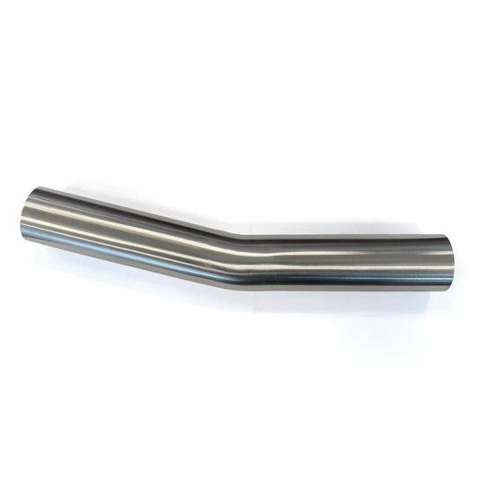 Stainless Bros 1.5in SS304 15 Deg Mandrel Bend - 1.5D Radius 16GA/.065in Wall 6.5in Leg / 6.5in Leg