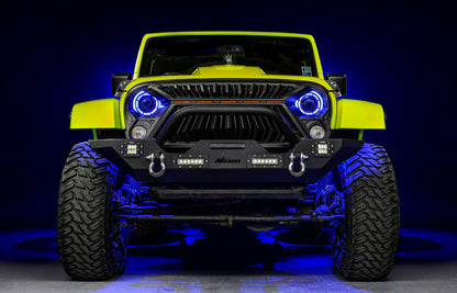 ORACLE Lighting 0718 Jeep Wrangler JK Oculus 7in ColorSHIFT BiLED Projector Headlights SEE WARRANTY