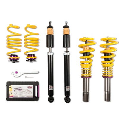 KW Coilover Kit V1 Audi A4 S4 (8K/B8) w/o electronic dampening controlSedan FWD + Quattro