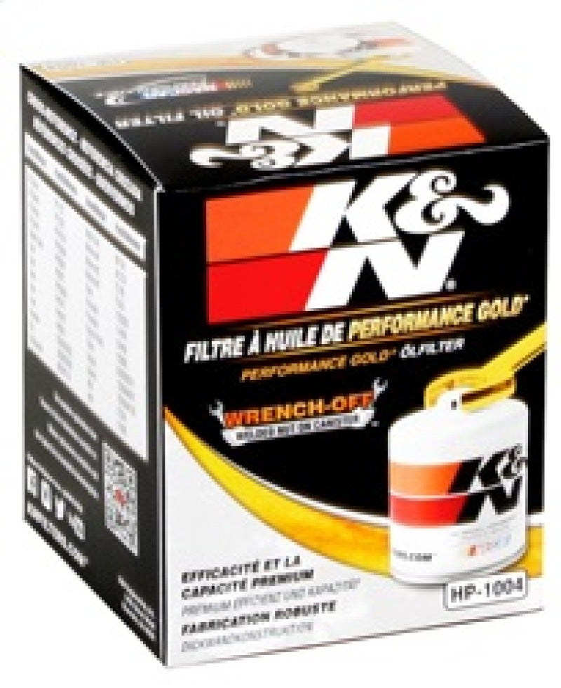 K&N Universal Performance Gold Oil Filter