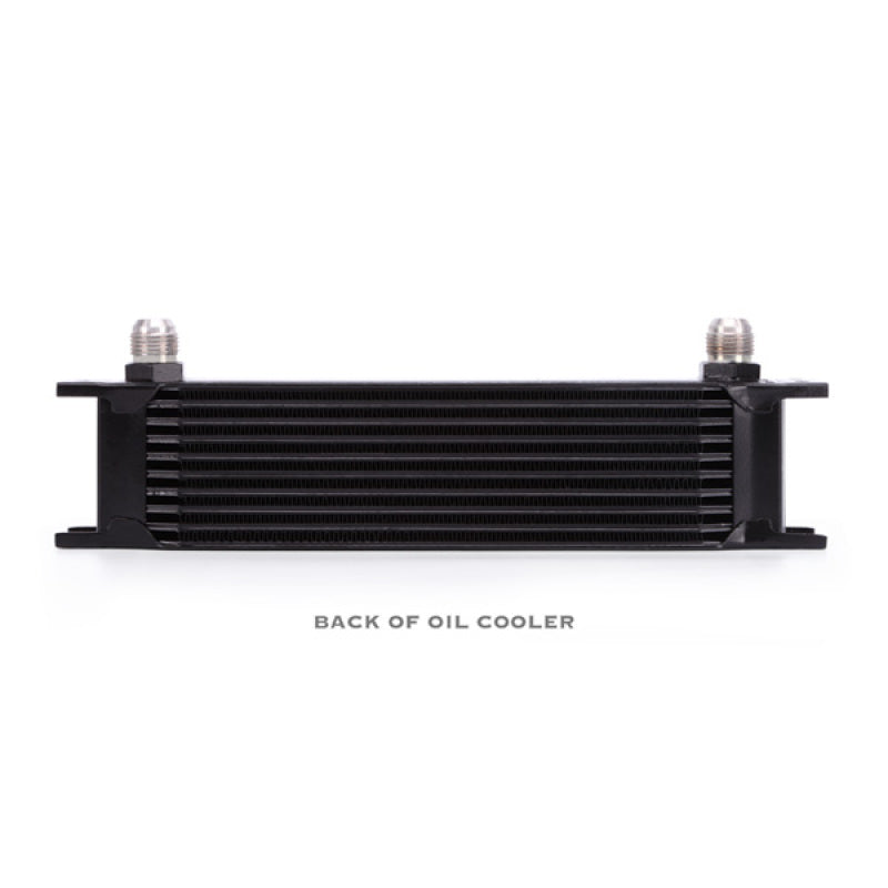 Mishimoto Universal 10 Row Oil Cooler Kit - Black