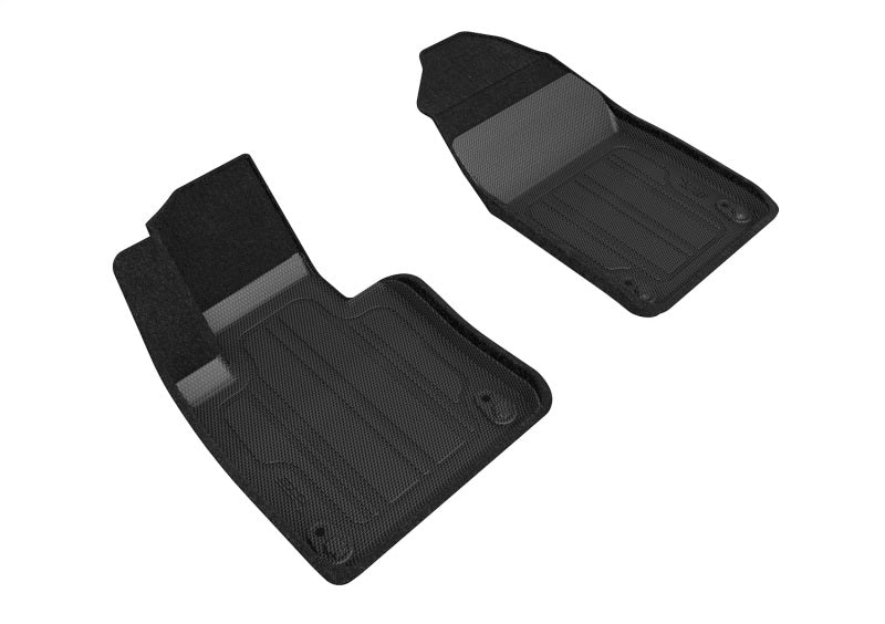 3D MAXpider 18-21 Volvo XC60 Elegant Hybrid 1st Row Floormat - Black