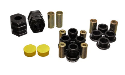 Energy Suspension - Black Front Control Arm Bushing Set for 99-00 Honda Civic Si