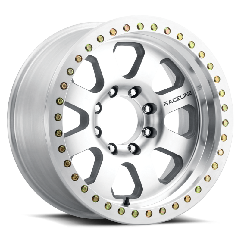 Raceline RT260M Avenger 17x9in / 8x165.1 BP / 0mm Offset / 130.81mm Bore - Machined Beadlock Wheel