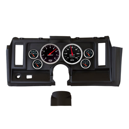 Autometer Designer Black 1969 Camaro Dash Kit 6pc Tach / MPH / Fuel / Oil / WTMP / Volt