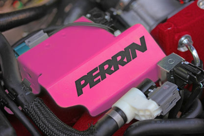PERRIN 08-21 Subaru STI Boost Control Solenoid Cover - Hyper Pink