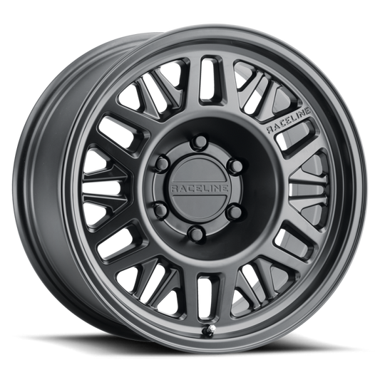 Raceline 451B Ryno 17x8.5in / 5x127 BP / 0mm Offset / 78.1mm Bore - Satin Black Wheel