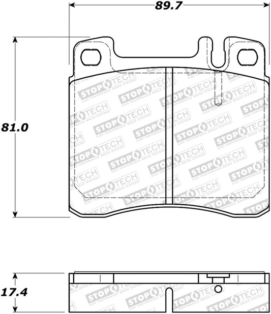 StopTech Street Brake Pads - Front