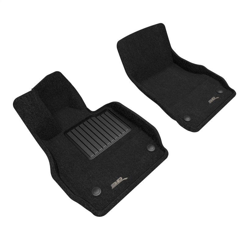 3D MAXpider 20-23 Chevrolet Corvette C8 Elegant R1 Floormat Set - Black