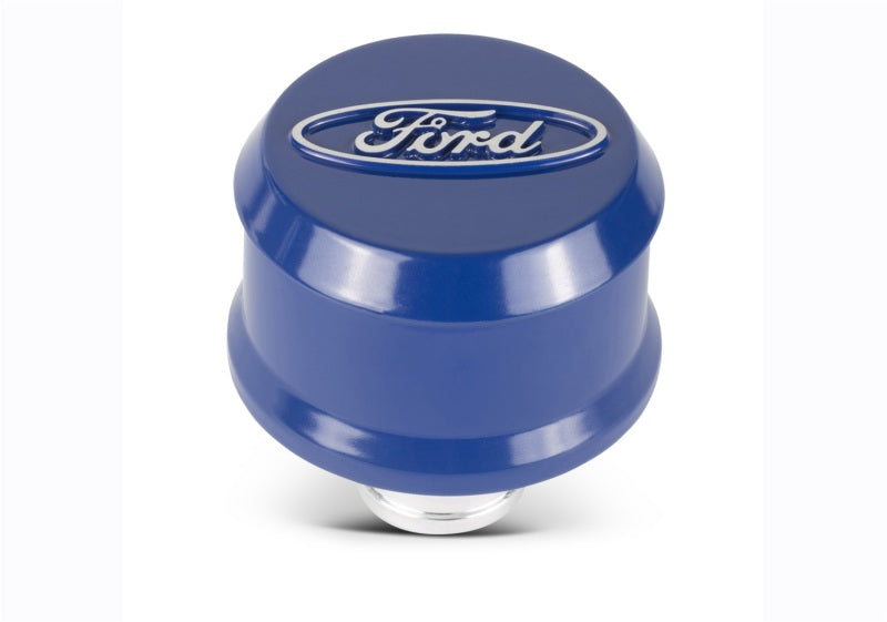 Ford Racing Slant Edge Breather - Blue