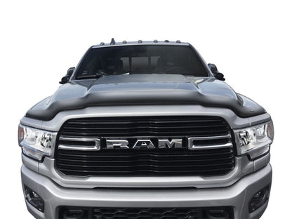 AVS 19-22 Dodge RAM 2500 Aeroskin Low Profile Hood Shield - Matte Black