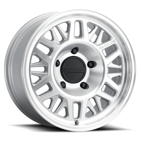 Raceline 451MC Ryno 17x8.5in / 6x135 BP / 0mm Offset / 87.1mm Bore - Machined Wheel