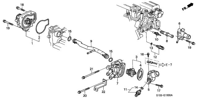 Honda - B16/B20 Water Pump Gasket