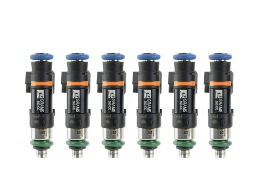 Grams Performance Nissan R32/R34/RB26DETT (Top Feed Only 14mm) 550cc Fuel Injectors (Set of 6)