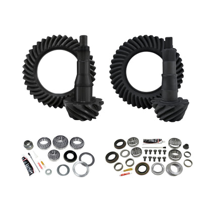 Yukon Gear & Install Kit Package for 11-19 Ford F150 9.75in Front & Rear 3.73 Ratio