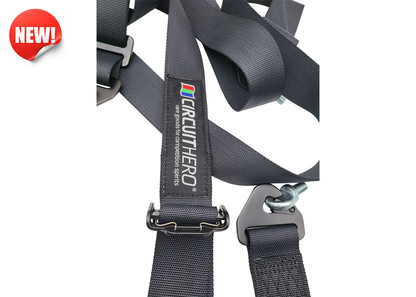 Circuit Hero 4 Point Harness 2" Belts (Black)