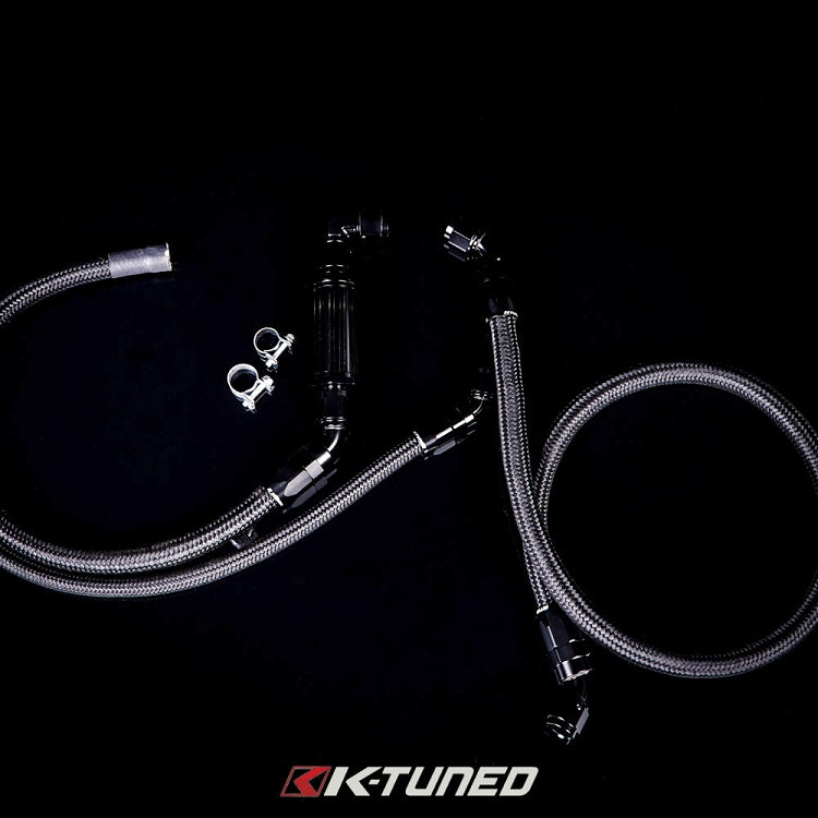 K-Tuned - Center Feed Fuel Line Kit (Inline Fuel Filter)