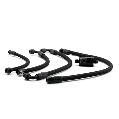 Hybrid Racing K-Series Swap Tucked Fuel Line Kit (92-00 Civic & 94-01 Integra)