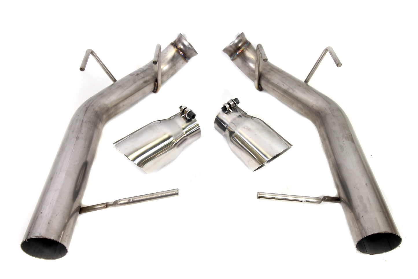 PLM - 3.0" Dual Axle Back Exhaust Pipe Kit Mustang 2011 - 2014 V8 GT