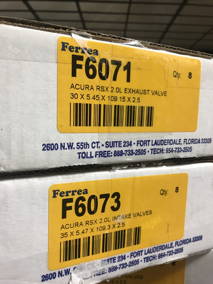 Ferrea - 6000 Series Competition Valves - K-Series (Intake & Exhaust Set)