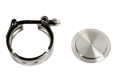 PLM - Block Off Flange & V-Band Clamp For Tial 44mm MVR Wastegate EWG
