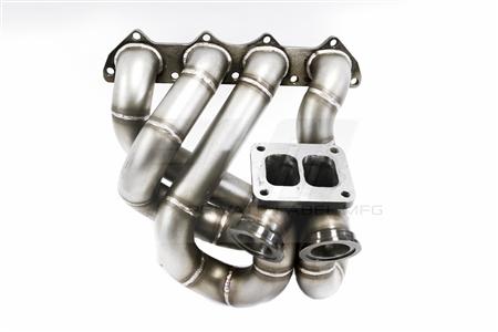 PLM - Power Driven T4 Top Mount Turbo Manifold with Dual Wastegates B-Series B16 B18 B20