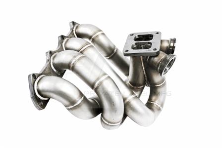PLM - Power Driven T4 Top Mount Turbo Manifold with Dual Wastegates B-Series B16 B18 B20