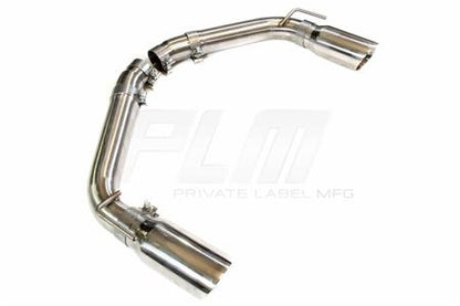 PLM - Axle Back Exhaust Muffler Delete - Chevy Camaro V8 2010 - 2015 Stainless Steel