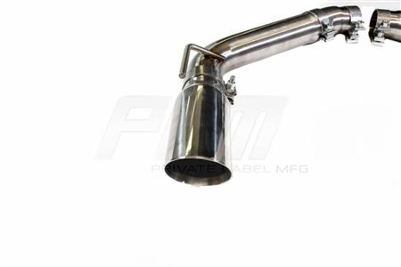 PLM - Axle Back Exhaust Muffler Delete - Chevy Camaro V8 2010 - 2015 Stainless Steel