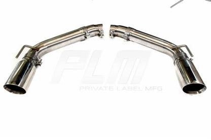 PLM - Axle Back Exhaust Muffler Delete - Chevy Camaro V8 2010 - 2015 Stainless Steel