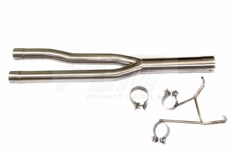 PLM - Exhaust Muffler Delete for Dodge Ram 1500 2009 - 2018 Hemi